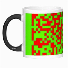 Colorful Qr Code Digital Computer Graphic Morph Mugs