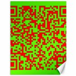 Colorful Qr Code Digital Computer Graphic Canvas 36  x 48   35.26 x46.15  Canvas - 1