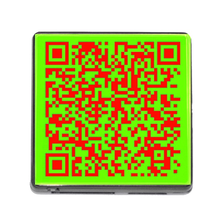 Colorful Qr Code Digital Computer Graphic Memory Card Reader (Square)