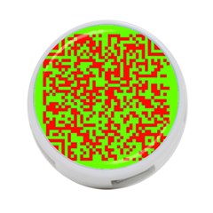 Colorful Qr Code Digital Computer Graphic 4-port Usb Hub (two Sides)  by Simbadda