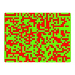 Colorful Qr Code Digital Computer Graphic Double Sided Flano Blanket (mini)  by Simbadda