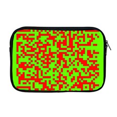 Colorful Qr Code Digital Computer Graphic Apple Macbook Pro 17  Zipper Case by Simbadda