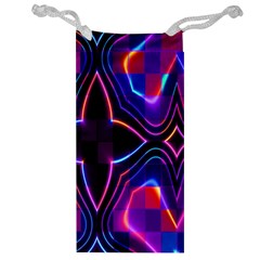 Rainbow Abstract Background Pattern Jewelry Bag by Simbadda