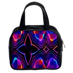 Rainbow Abstract Background Pattern Classic Handbags (2 Sides) by Simbadda