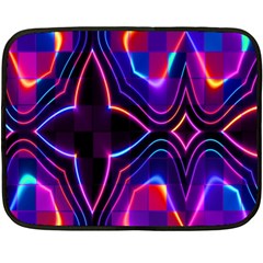 Rainbow Abstract Background Pattern Double Sided Fleece Blanket (mini)  by Simbadda