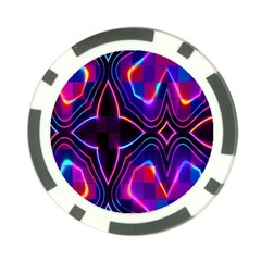 Rainbow Abstract Background Pattern Poker Chip Card Guard (10 Pack) by Simbadda