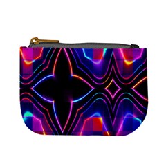 Rainbow Abstract Background Pattern Mini Coin Purses by Simbadda