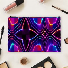 Rainbow Abstract Background Pattern Cosmetic Bag (large)  by Simbadda