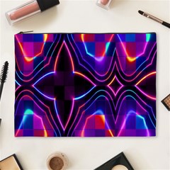 Rainbow Abstract Background Pattern Cosmetic Bag (xl) by Simbadda