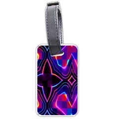 Rainbow Abstract Background Pattern Luggage Tags (one Side)  by Simbadda