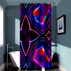 Rainbow Abstract Background Pattern Shower Curtain 36  X 72  (stall)  by Simbadda