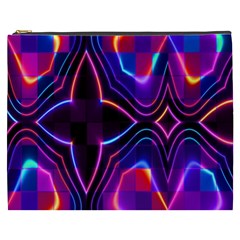 Rainbow Abstract Background Pattern Cosmetic Bag (xxxl)  by Simbadda