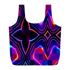 Rainbow Abstract Background Pattern Full Print Recycle Bags (l)  by Simbadda