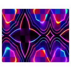 Rainbow Abstract Background Pattern Double Sided Flano Blanket (medium)  by Simbadda