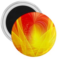 Realm Of Dreams Light Effect Abstract Background 3  Magnets by Simbadda