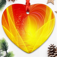 Realm Of Dreams Light Effect Abstract Background Ornament (heart)