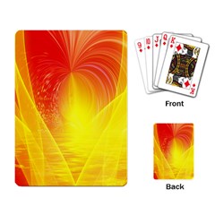 Realm Of Dreams Light Effect Abstract Background Playing Card by Simbadda