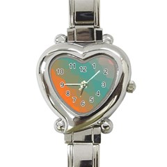 Abstract Elegant Background Pattern Heart Italian Charm Watch by Simbadda