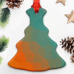 Abstract Elegant Background Pattern Christmas Tree Ornament (two Sides)