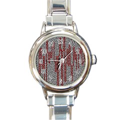 Abstract Geometry Machinery Wire Round Italian Charm Watch by Simbadda