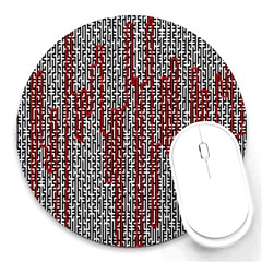 Abstract Geometry Machinery Wire Round Mousepads by Simbadda