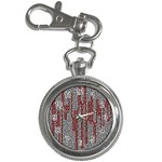 Abstract Geometry Machinery Wire Key Chain Watches Front