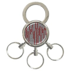 Abstract Geometry Machinery Wire 3-ring Key Chains by Simbadda