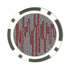 Abstract Geometry Machinery Wire Poker Chip Card Guard by Simbadda