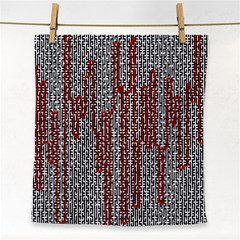 Abstract Geometry Machinery Wire Face Towel by Simbadda