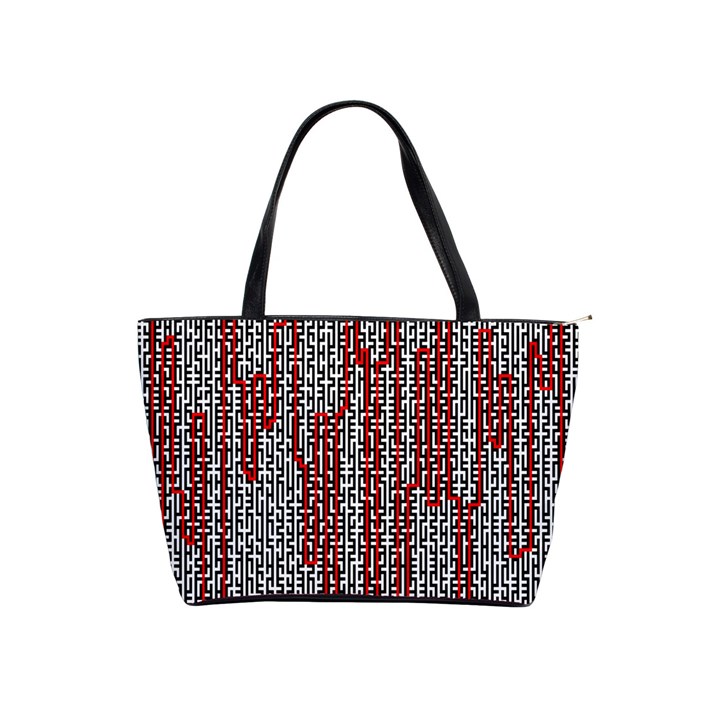 Abstract Geometry Machinery Wire Shoulder Handbags