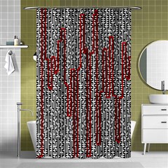 Abstract Geometry Machinery Wire Shower Curtain 48  X 72  (small)  by Simbadda