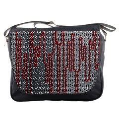 Abstract Geometry Machinery Wire Messenger Bags by Simbadda