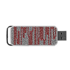 Abstract Geometry Machinery Wire Portable Usb Flash (two Sides) by Simbadda