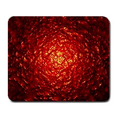 Abstract Red Lava Effect Large Mousepads by Simbadda