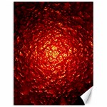 Abstract Red Lava Effect Canvas 12  x 16   11.86 x15.41  Canvas - 1