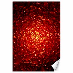 Abstract Red Lava Effect Canvas 20  x 30  