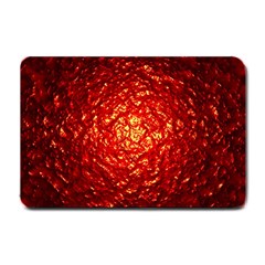 Abstract Red Lava Effect Small Doormat 