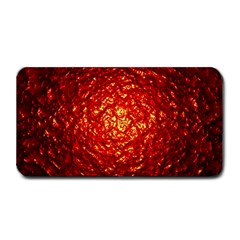 Abstract Red Lava Effect Medium Bar Mats