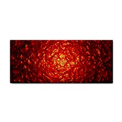 Abstract Red Lava Effect Cosmetic Storage Cases