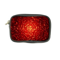 Abstract Red Lava Effect Coin Purse by Simbadda