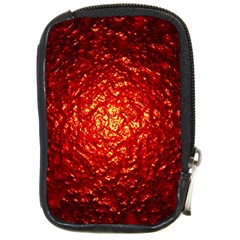 Abstract Red Lava Effect Compact Camera Cases