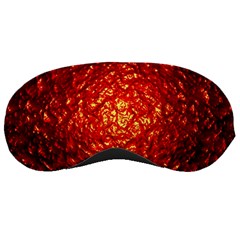 Abstract Red Lava Effect Sleeping Masks