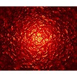 Abstract Red Lava Effect Deluxe Canvas 14  x 11  14  x 11  x 1.5  Stretched Canvas