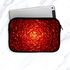 Abstract Red Lava Effect Apple iPad Mini Zipper Cases