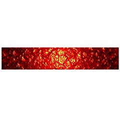 Abstract Red Lava Effect Flano Scarf (Large)