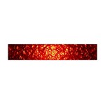 Abstract Red Lava Effect Flano Scarf (Mini) Front