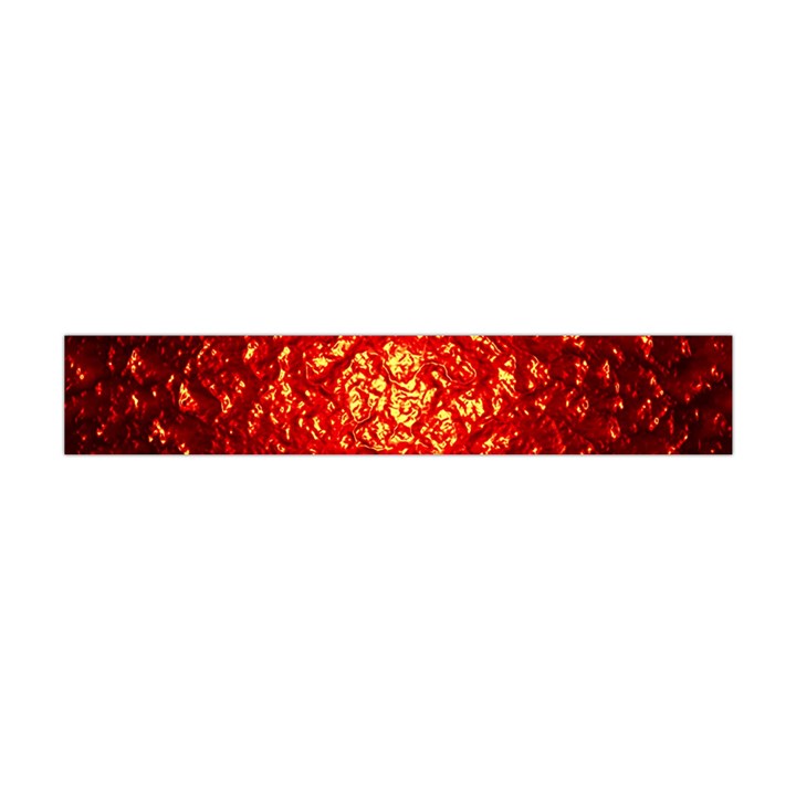 Abstract Red Lava Effect Flano Scarf (Mini)