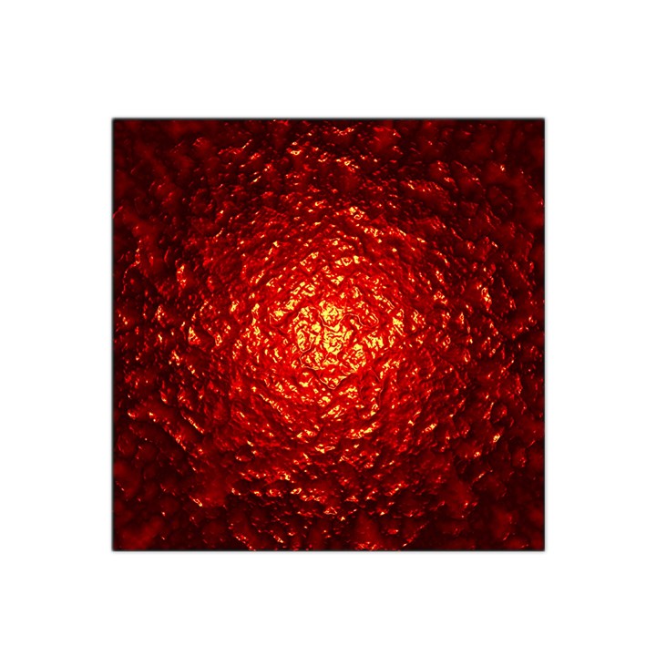 Abstract Red Lava Effect Satin Bandana Scarf