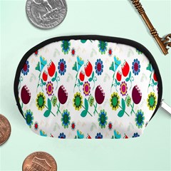 Lindas Flores Colorful Flower Pattern Accessory Pouches (medium)  by Simbadda