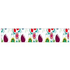 Lindas Flores Colorful Flower Pattern Flano Scarf (small) by Simbadda